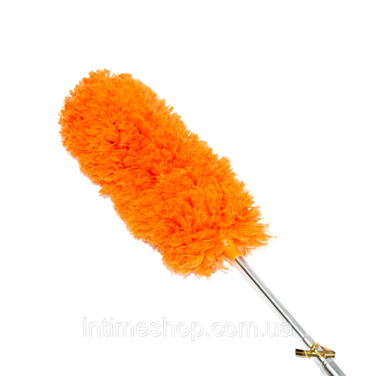 Пипидастр для смахивания пыли Microfibre Duster 33-80 см оранжевый, метелка для сбора пыли (TI) - фото 1 - id-p1498944482