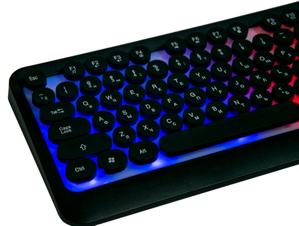 Светящаяся компьютерная клавиатура + геймерская игровая мышь с подсветкой HK3970 | мышка для компьютера (GK) - фото 5 - id-p1498935690