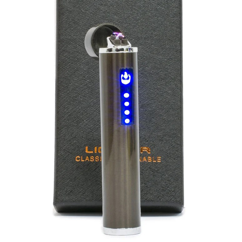 Плазменная подарочная сенсорная электро-зажигалка (USB ZGP 2) электро-импульсная электро-дуговая ЮСБ (TS) - фото 1 - id-p1498948558