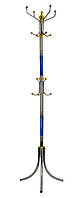 Напольная вешалка-стойка для верхней одежды "Coat Rack" Синяя, в коридор и прихожую (вішалка-вішак) (GA)