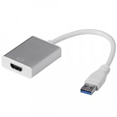 Конвертор USB 3.0 в HDMI TCOM, штекер USB A — гніздо HDMI, фото 1