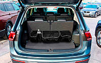 Органайзер в багажник автомобиля с липучками и ремнями фиксаторами, органайзер на спинку сидения (GA)