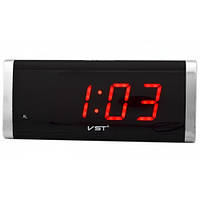 Настольные Led часы VST 730 с красной подсветкой, настольные электронные часы | настільний годинник (TO)