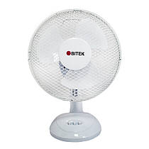 Настільний вентилятор Bitek 9 "Table Fan маленький побутовий вентилятор для дому (настольный вінтілятор)(NS)