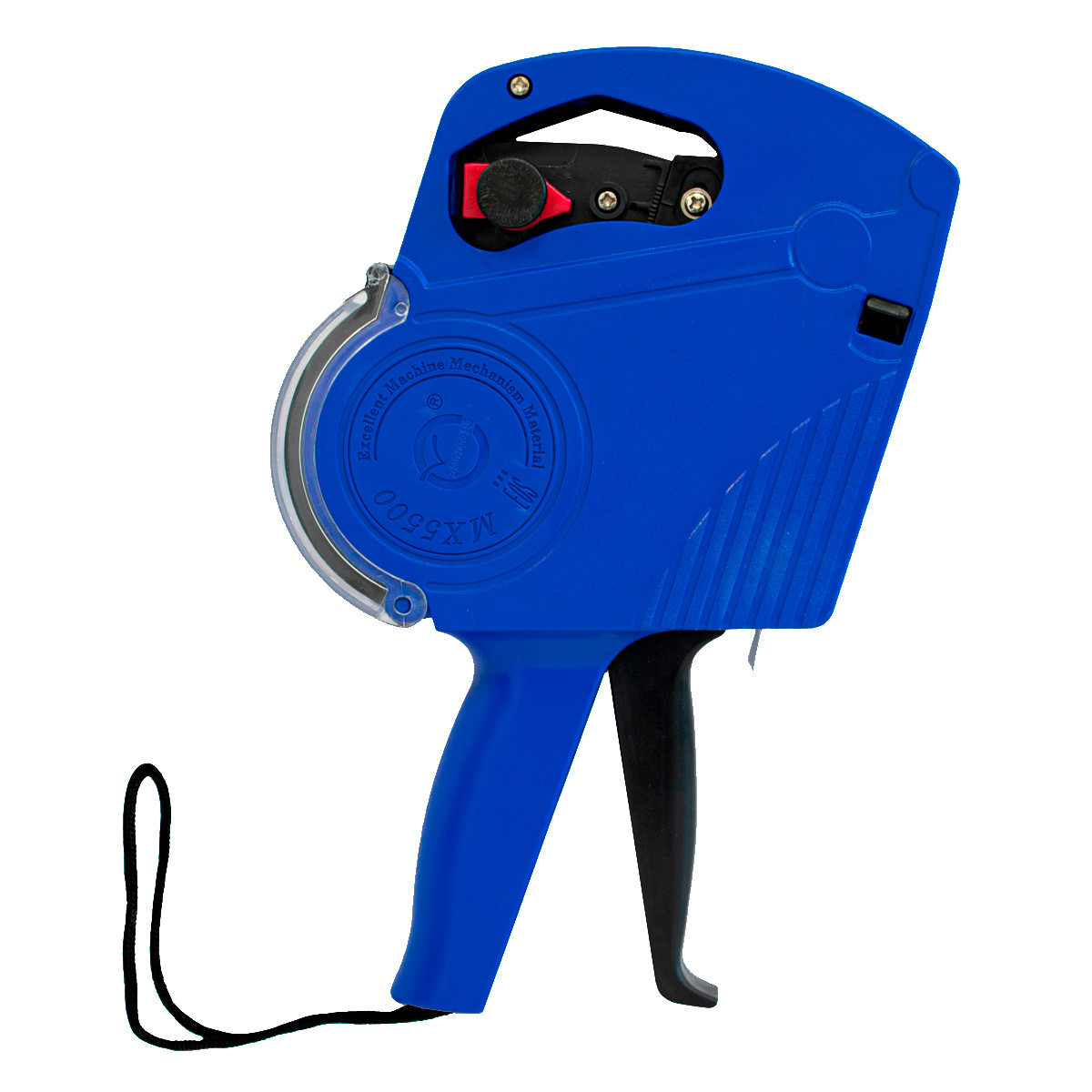 Стикеровочный пистолет для маркировки Hongsheng MX5500(EOS) полукруглый, Синяя машинка для ценников (GK) - фото 1 - id-p1498936898