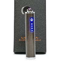 Плазменная подарочная сенсорная электро-зажигалка (USB ZGP 2) электро-импульсная электро-дуговая ЮСБ (TO)