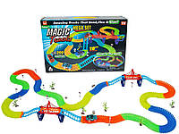 Светящаяся дорога с машинками Magic Tracks 360, конструктор - гоночный трек для детей (TI)