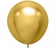 Латексна кулька хром золотий 18" 45см Китай