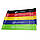 Резинка для фітнес вправ, (46798), 5 кольорів в наборі, фітнес стрічка, U-Powex (5 эспандерів./уп.), фото 2