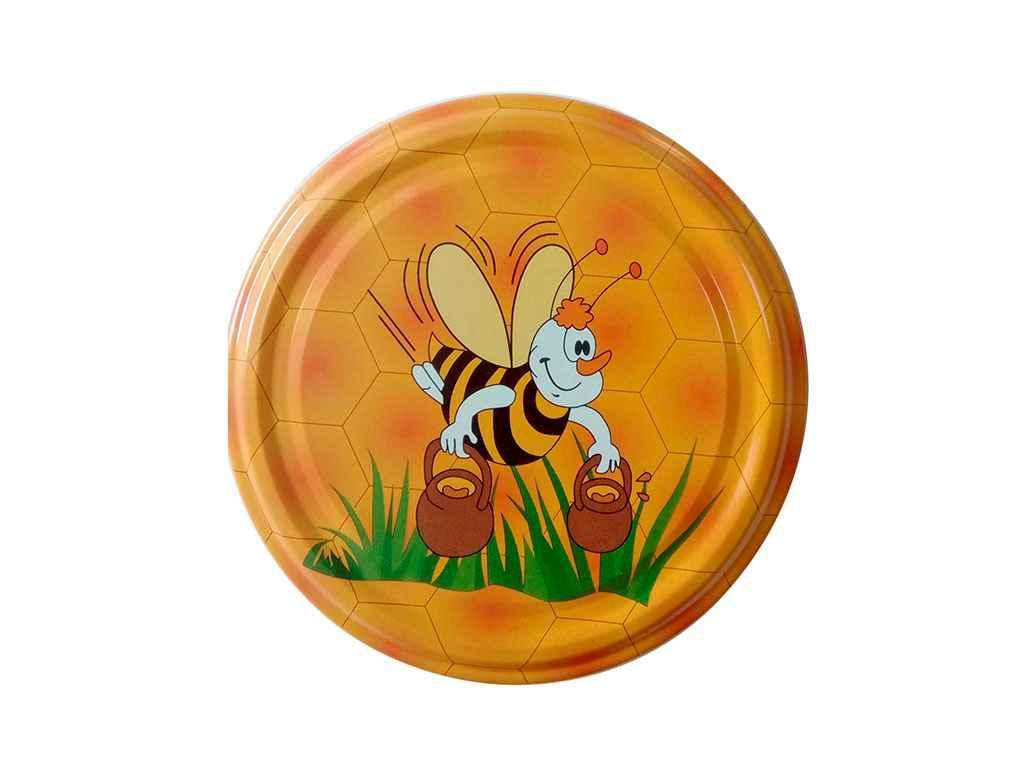 

Крышки на банку Твист-офф 66 мм Мёд (Honey Bee) ПАННОЧКА