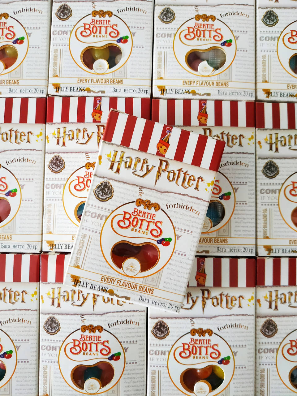 

Jelly beans Bertie Bott's Beans Harry Potter Бобы Джелли Бинс Гарри Поттер Берти Боттс - 10 сладких вкусов