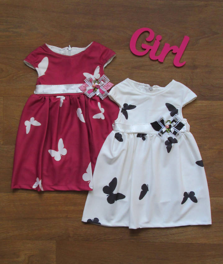 

Платье нарядное на девочку с бабочками Турция,интернет магазин,детская одежда Турция,коттон