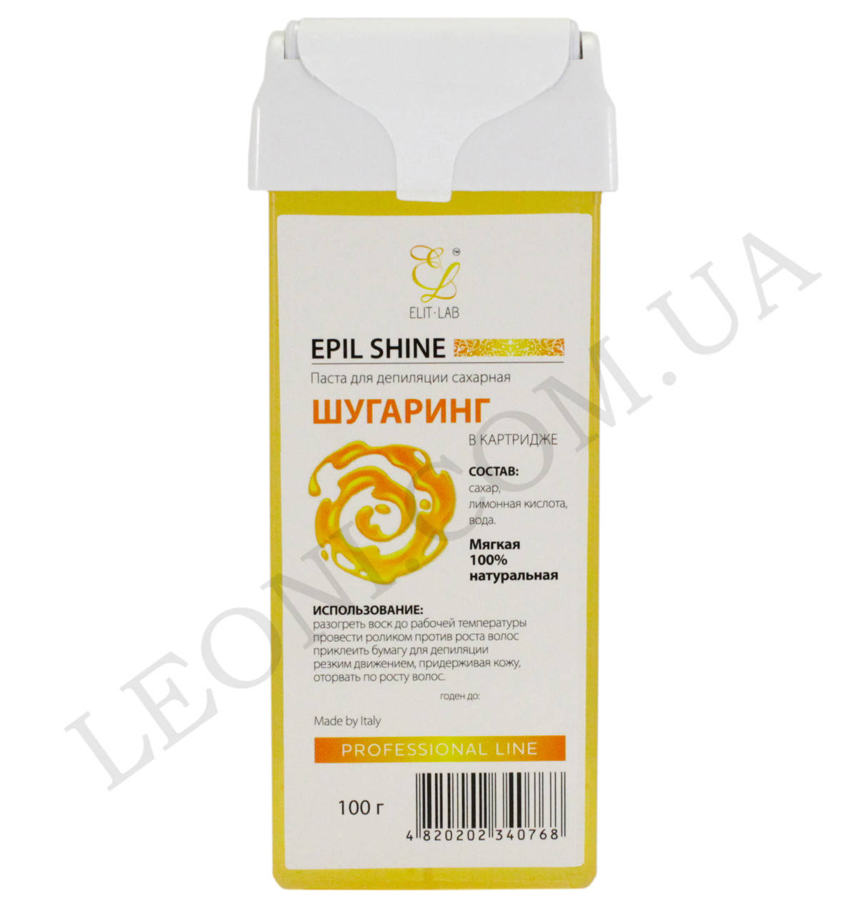 

Сахарная паста для шугаринга в кассете Elit-Lab (100 г)
