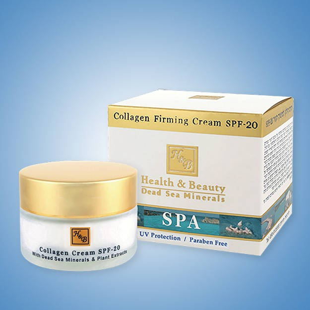 

Коллагеновый крем для укрепления кожи с SPF-20. Health & Beauty