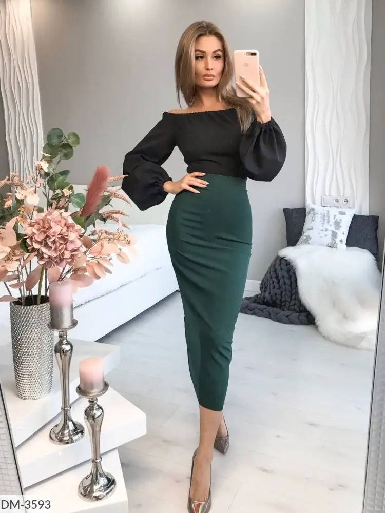 

Юбка миди длинная классическая, Бежевый