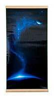 Електричний настінний обігрівач-картина Super "Тріо Космос №3", плівковий електрообігрівач на 600W