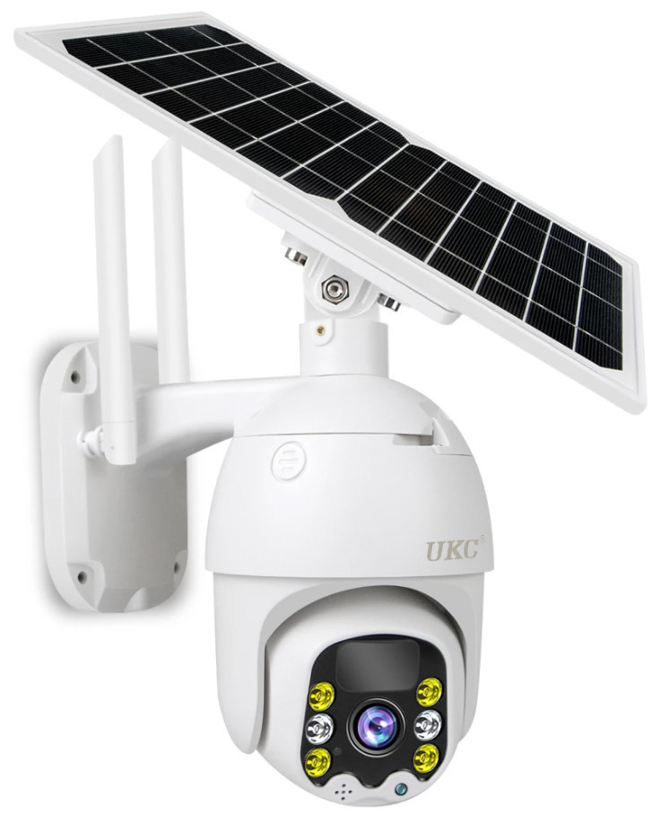 Автономная камера видеонаблюдения с датчиком движения UKC Solar IP Camera Model Q5 | камера спостереження (GK) - фото 1 - id-p1498932599