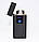 Електродугова плазмова імпульсна запальничка Classic Fashionable | Чорна Матова (5402) (750), фото 2