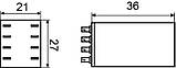Реле електромагнітне проміжне малогабаритне МY2 (AC 12 V)  A0090010026 A0090010026, фото 4