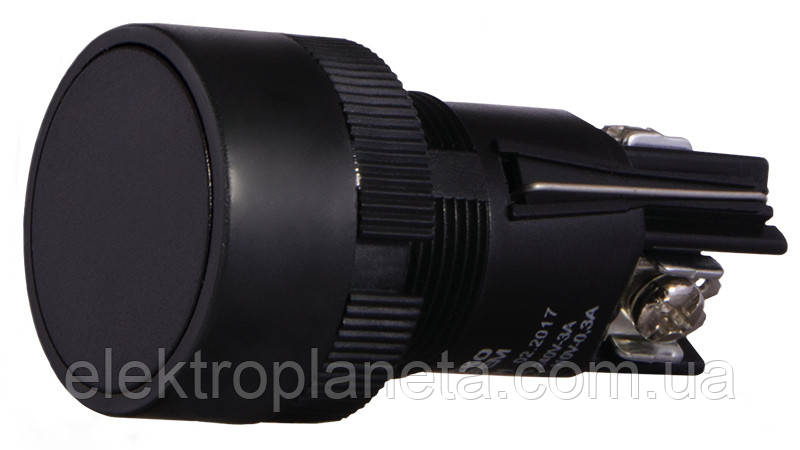 XB2-EH121 Кнопка "Старт" чорна з фіксацією (NO) A0140010038 - фото 4 - id-p1497528727
