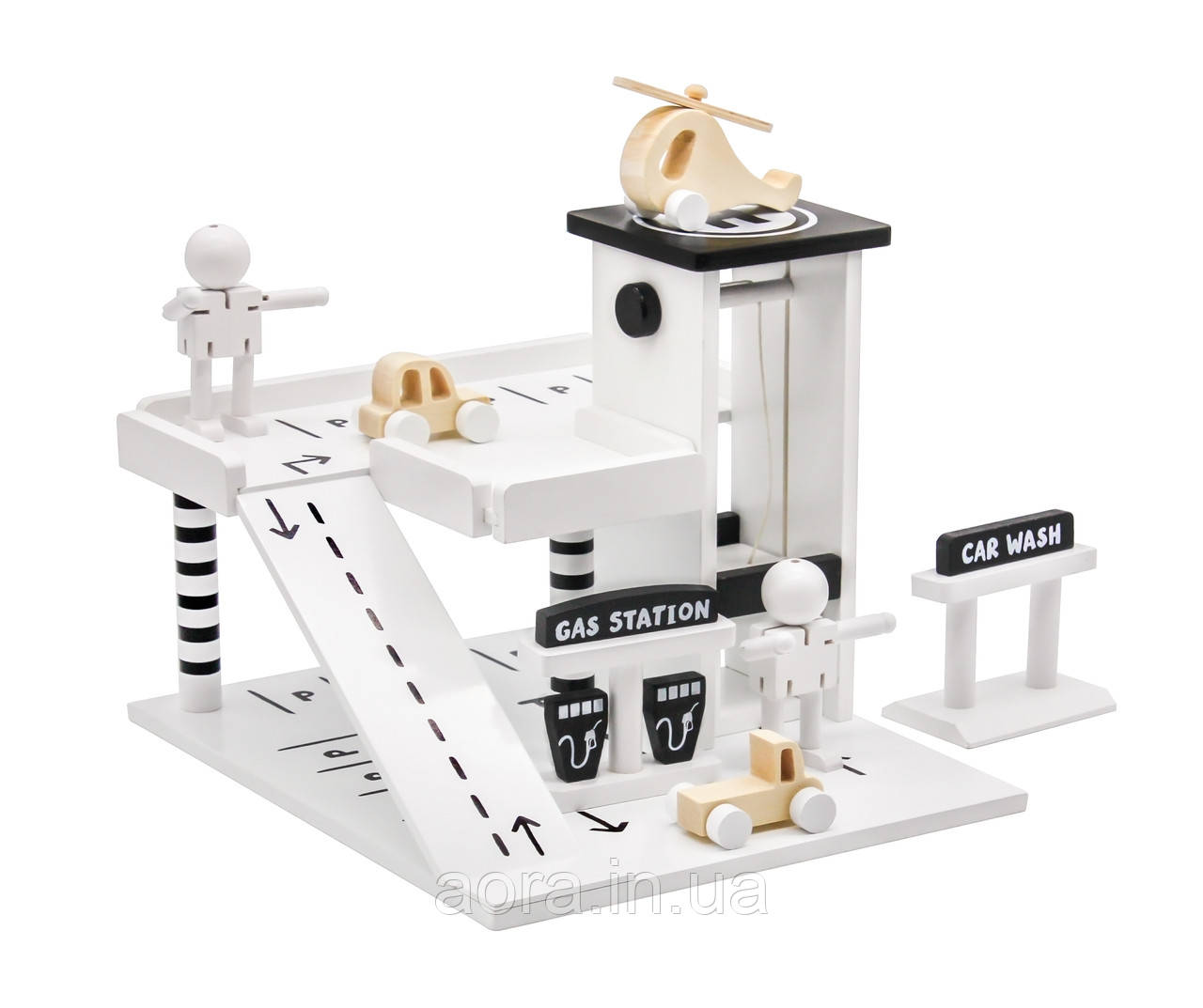 Дерев'яний трек з ліфтом Wooden Toys W04B039