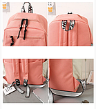 Рюкзак жіночий сумки пенал Комплект без значків 248G, фото 5