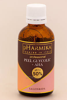 PHarmika Glycolic peel+ANA+multivitamins 50% Гліколевий пілінг+АНА+амінокислоти 50%, 50 мл