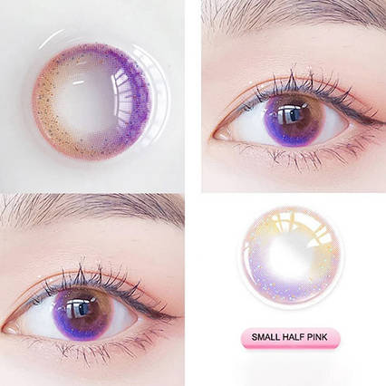 Фіолетово-рожеві контактні лінзи Milky Way