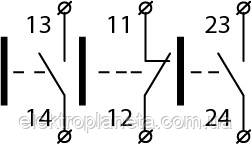 XAL-D339 Пост управления трехместный "Старт1-Старт2-Стоп" A0140020067 - фото 6 - id-p1497519884