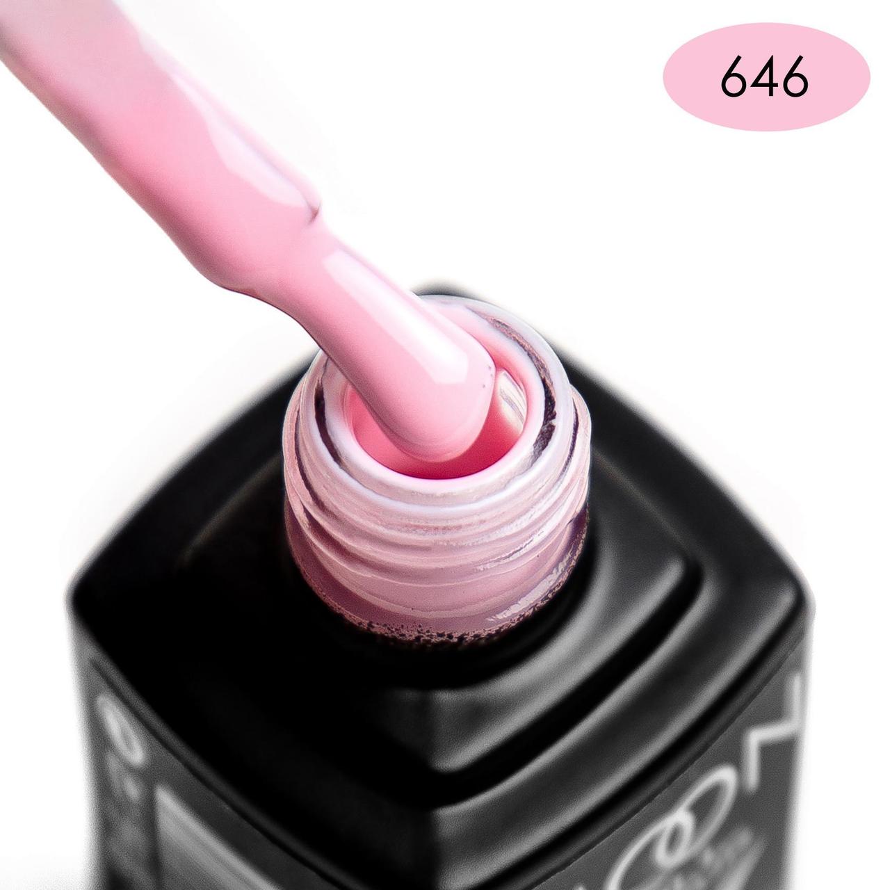 Гель-лак Full Moon Сolor Hypoallergenic Gel Рolish 646 ніжно рожевий зефір, 8 мл