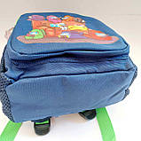 Рюкзак дитячий текстильний з зовнішнім кишенею, фото 3