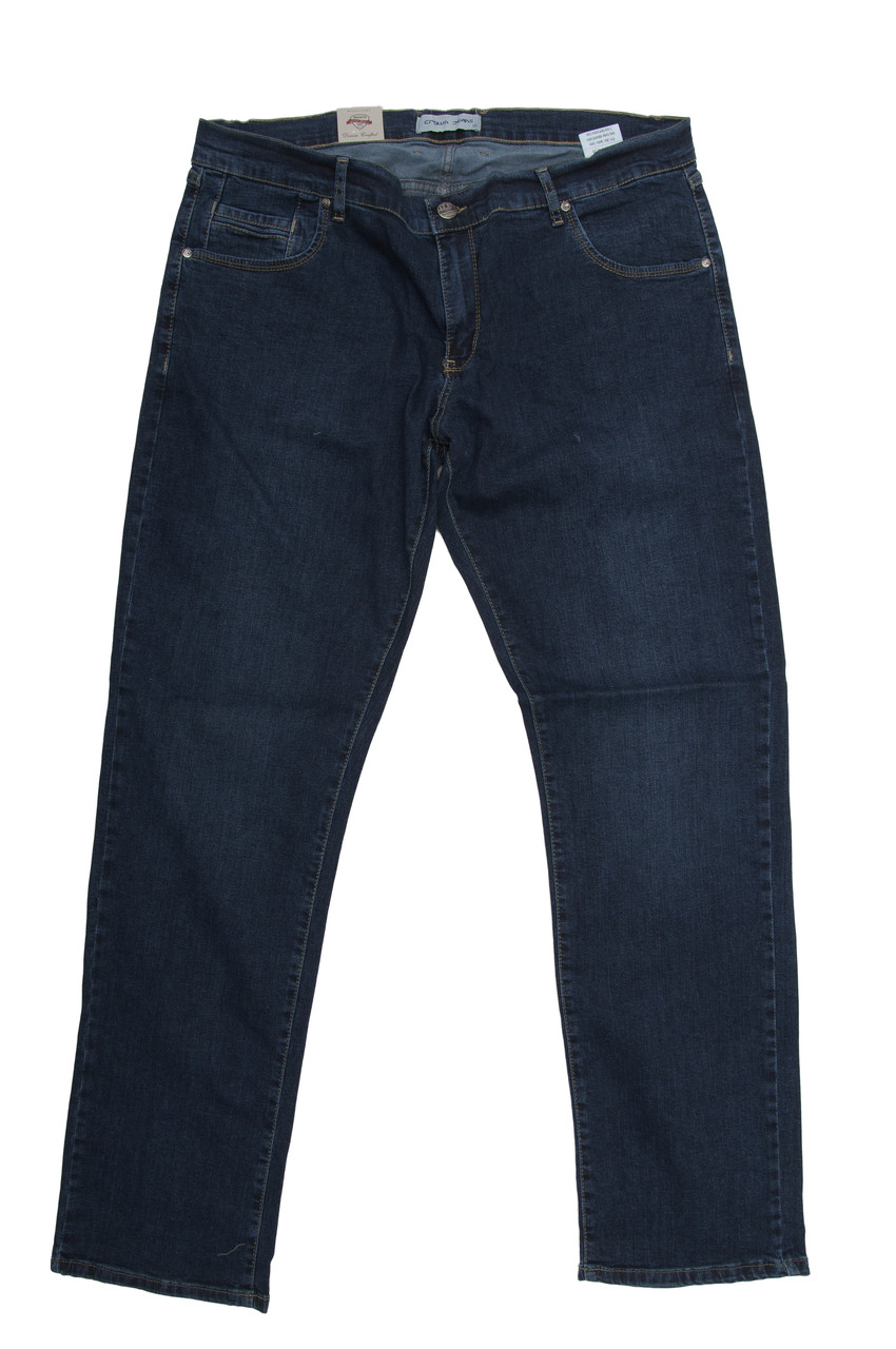 Джинси чоловічі Crown Jeans модель 4506 (K-186) (BATAL) (БІЛЬКОЙ РОЗМІР) L34