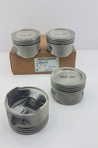 Поршень стандарт (за 4 шт) Ланос, Нексия 1,5 GM Корея (ориг) (ID ...