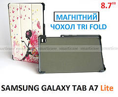 Білий чохол з малюнком фея для Samsung Galaxy tab A7 lite (SM-T220 SM T225) ivanaks tri fold Fairy