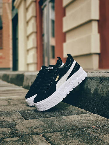 Puma platform all black cheap