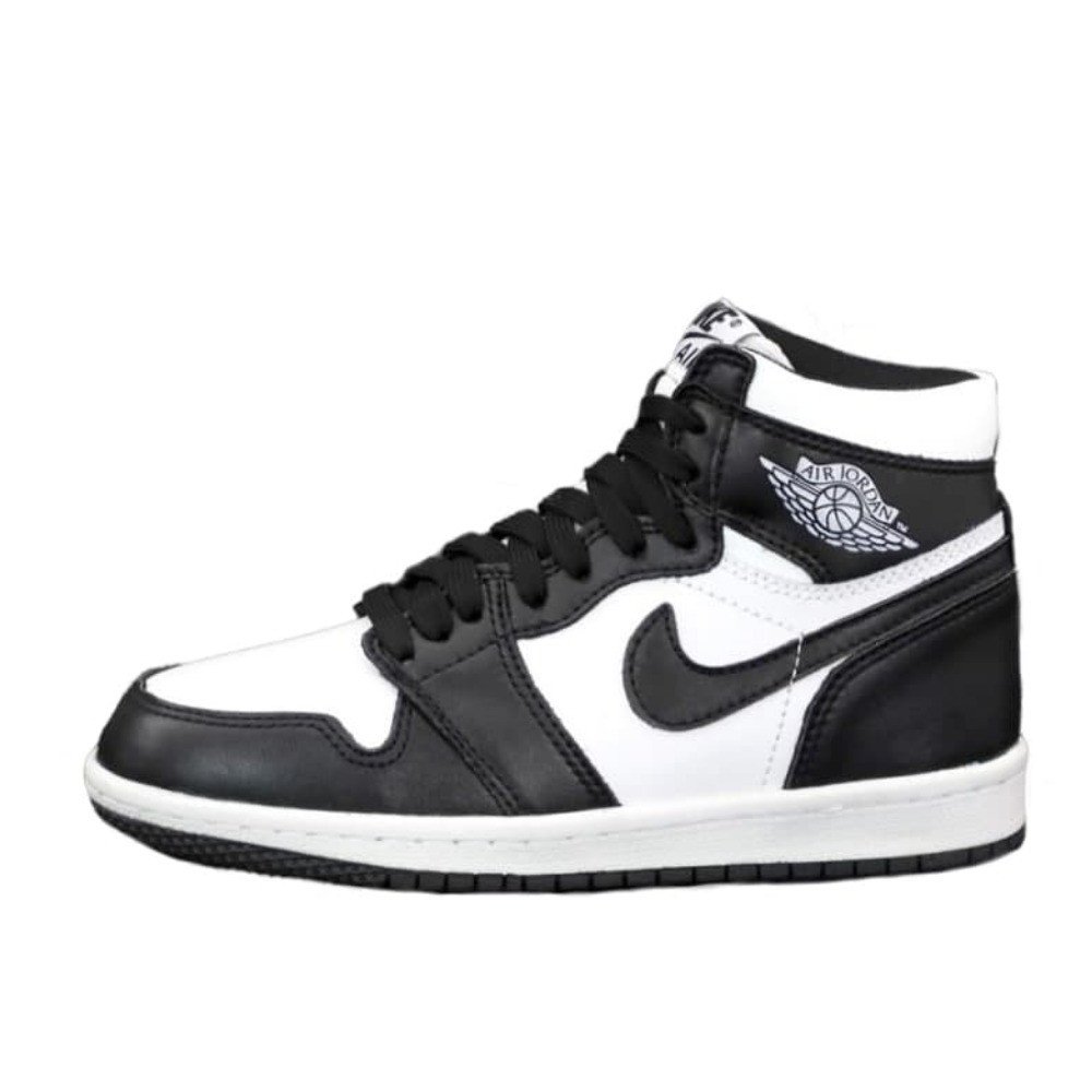 Кросівки жіночі зимові Nike Air Jordan Fur чорно-білі на хутрі високі найк