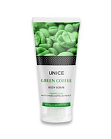 Скраб для тіла Unice з екстрактом зеленої кави, 200 мл
