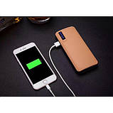 Power bank 50000 mAh 3USB+LED ліхтар Повербанк Портативне заряджання Зовнішній акумулятор, фото 4