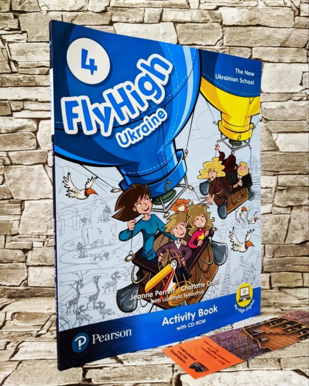 Книга Англійська мова для початкових класів "Fly High 4 Activity Book" Pearson