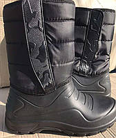 Зимові чоловічі чоботи на калоші з ПВХ Олімп Розмір41,42,43,44,45.(комбік : калоша пвх + сплащовка)