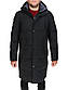Подовжена чоловіча чорна куртка Vivacana 20AW872M Black зима, фото 2