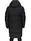 Подовжена чоловіча чорна куртка Vivacana 20AW872M Black зима, фото 4