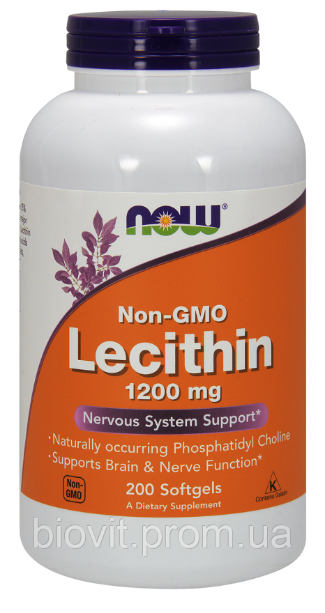 Лецитин соєвий (Lecithin) 1200 мг
