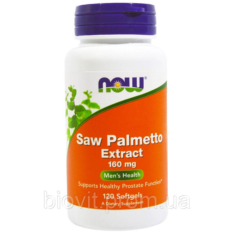 Со Пальметто екстракт (Saw Palmetto Extract) 160 мг