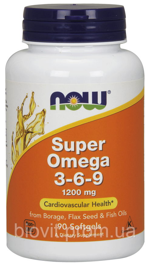 Супер Омега 3-6-9 (Super Omega 3-6-9) 1200 мг