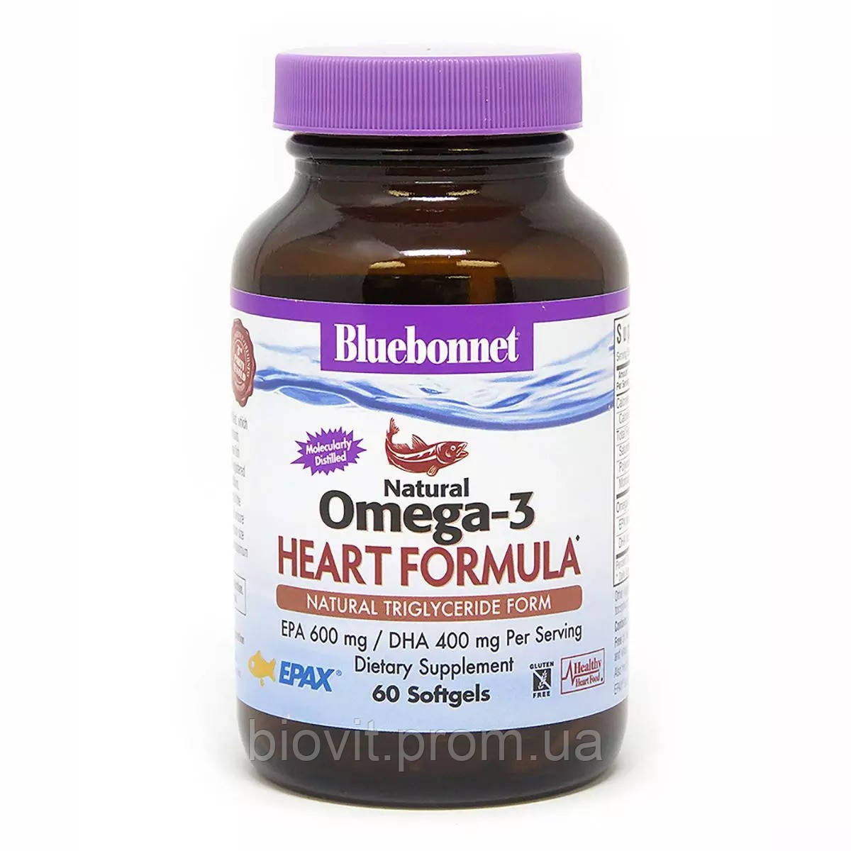 Риб'ячий жир для серця (Natural Omega-3 Heart Formula) 1000 мг