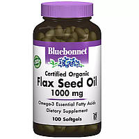 Cертифікована органічна лляна олія (Flax Seed Oil) 1000 мг