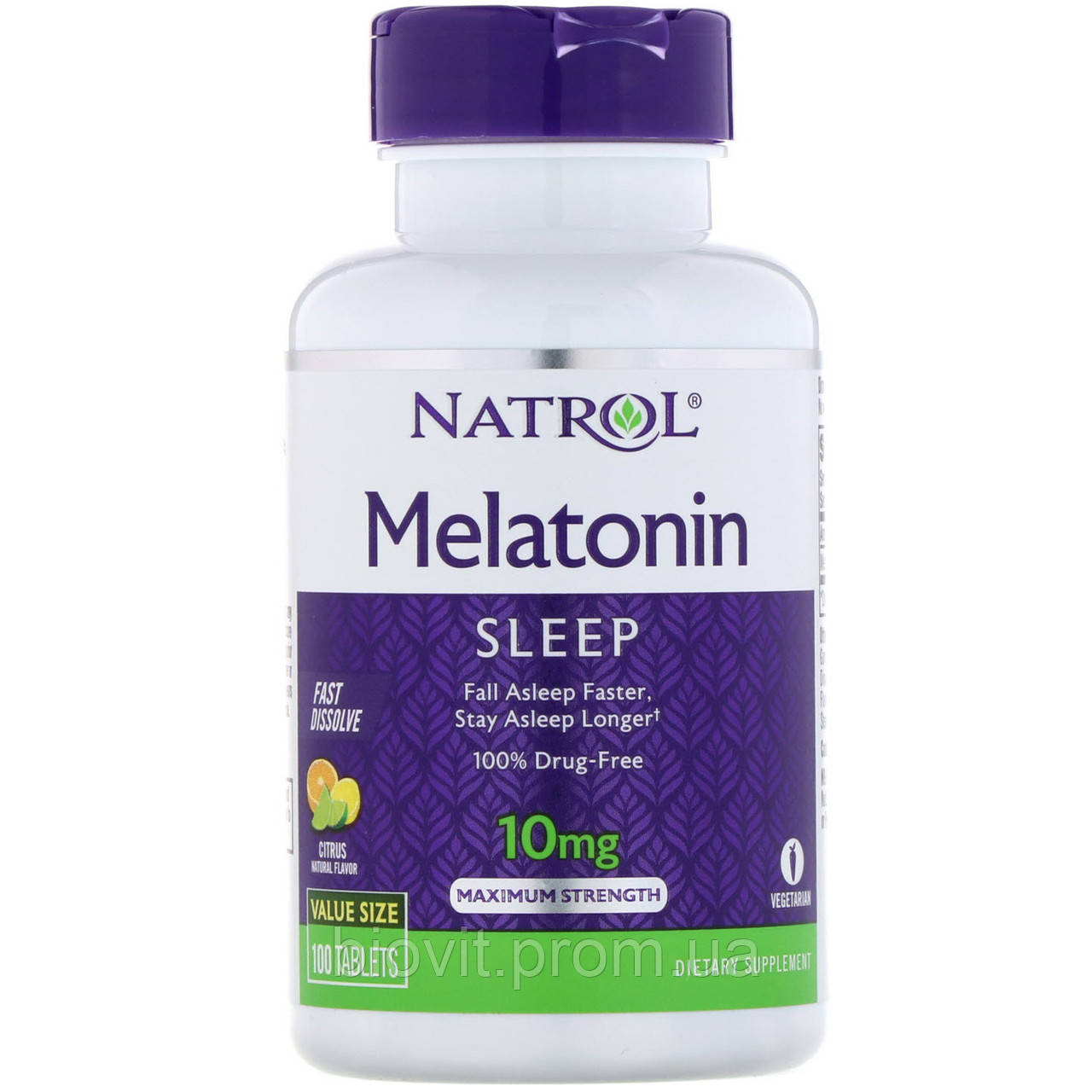 Мелатонін швидкого вивільнення (Melatonin) 10 мг