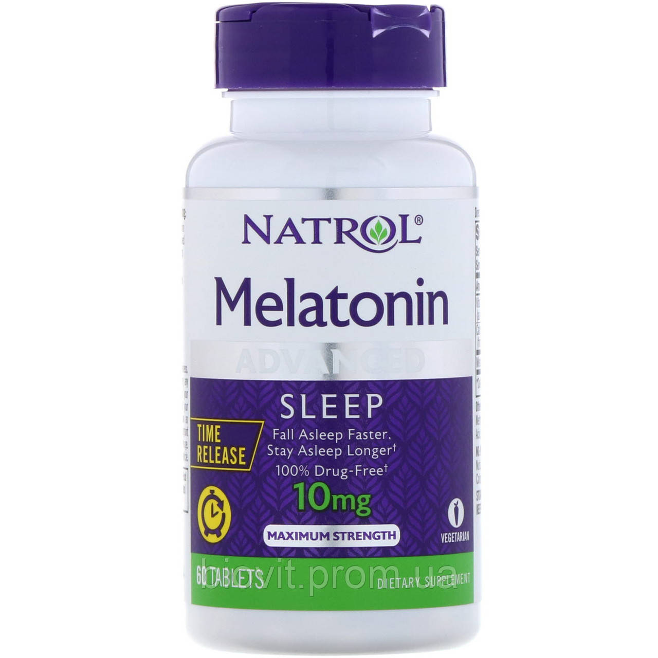 Мелатонін повільного вивільнення (Melatonin advanced sleep) 10 мг