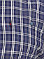 Темно-синя картата чоловіча сорочка Negredo 0340 BDI 29, фото 2